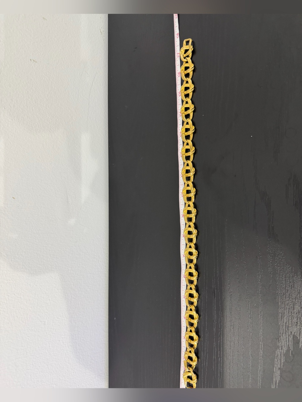 Vintage Gold Chunky KnotLink Necklace - Picture 8 of 9